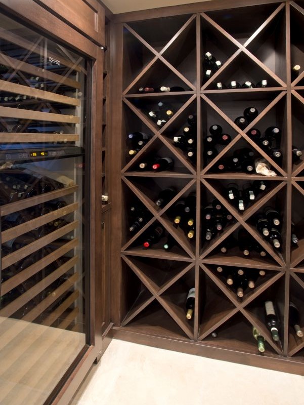 Aspen Woods Project wine room By Renova Homes & Renovations Calgary, Alberta