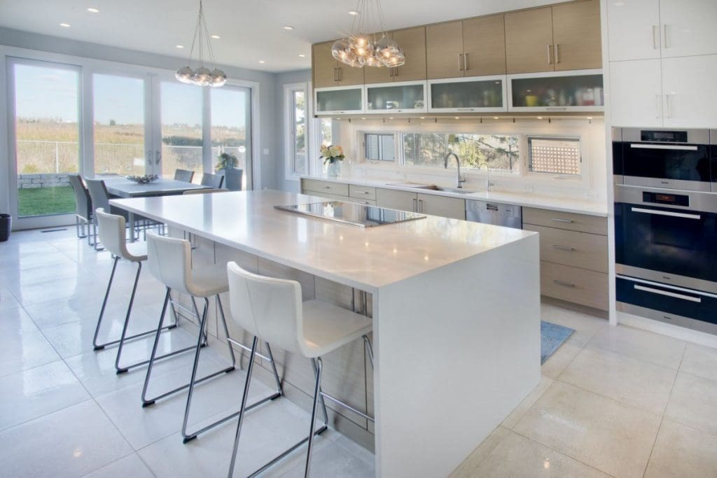 Bayview Whole Home Project By Renova Homes & Renovations Calgary, Alberta kitchen island