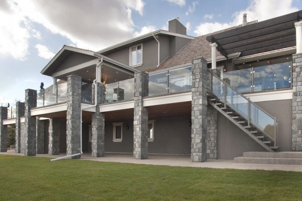 Bearspaw exterior renovation by renova homes and renovations