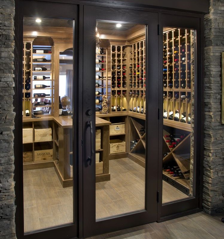 Bearspaw Project By Renova Homes & Renovations Calgary, Alberta wine cellar