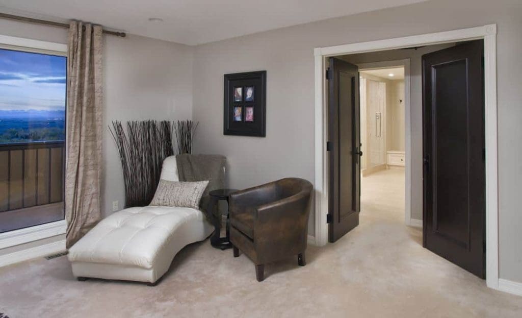 Bearspaw Project master bedroom By Renova Homes & Renovations Calgary, Alberta