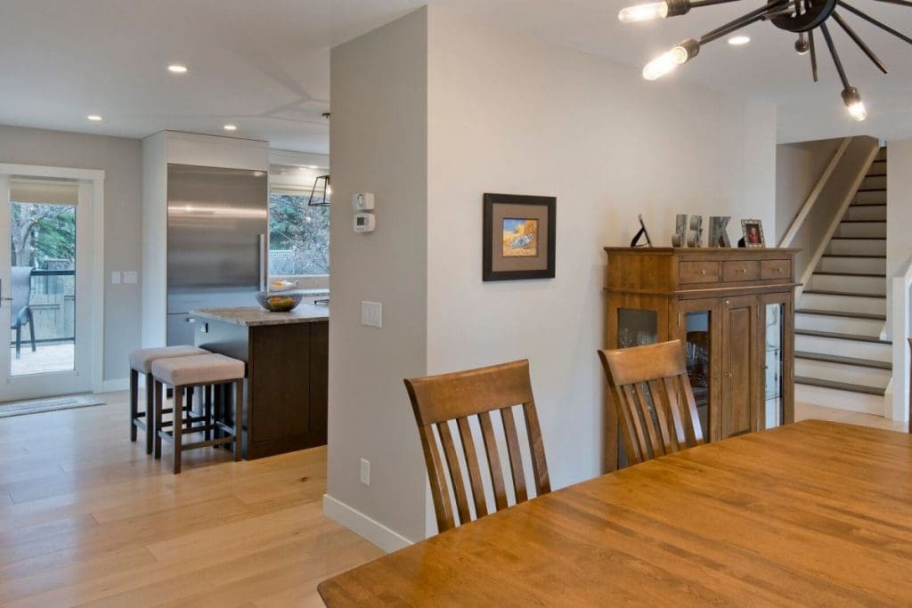 Canyon Meadows Project By Renova Homes & Renovations Calgary, Alberta dining room