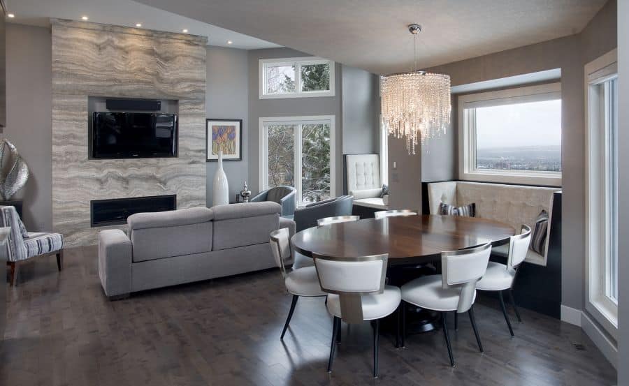 Edgemont Project living room By Renova Homes & Renovations Calgary, Alberta