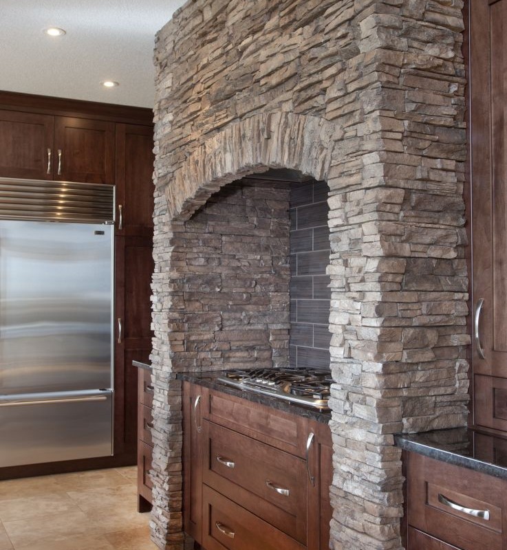 Hamptons Kitchen Project By Renova Homes & Renovations Calgary, Alberta kitchen stove