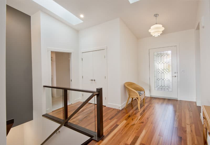 Hawkwood Renovation front entry By Renova Homes & Renovations Calgary, Alberta