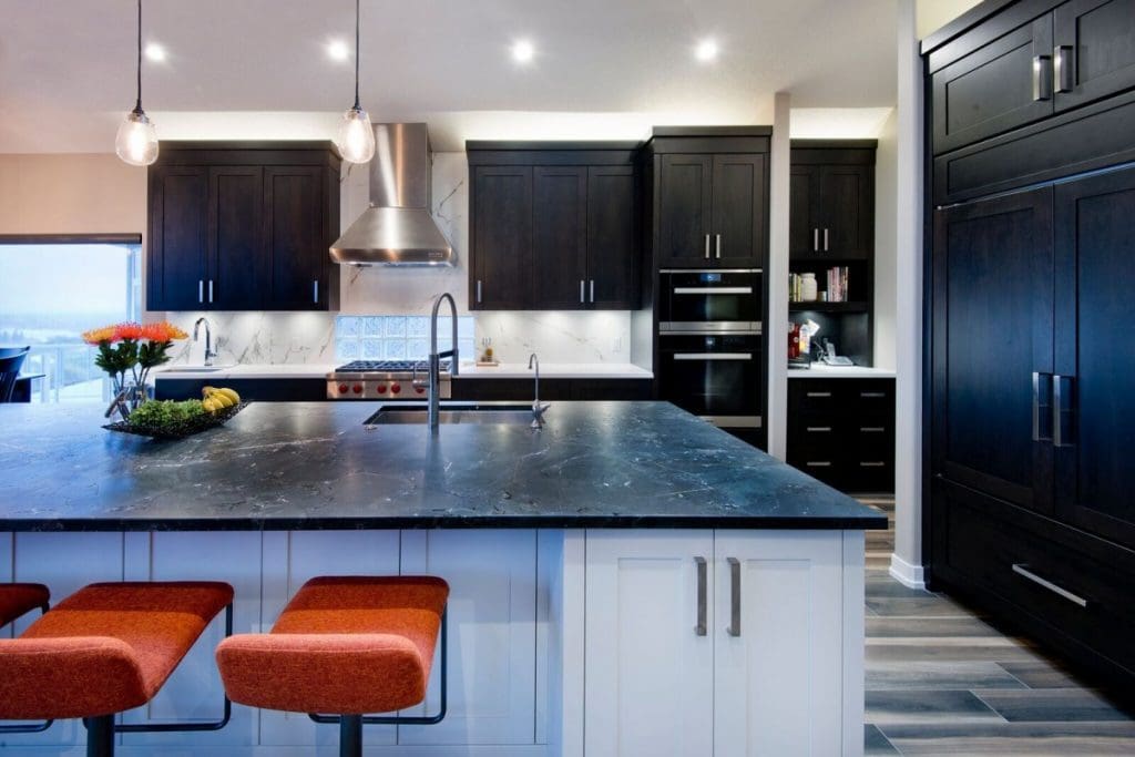 Mckenzie Renovation By Renova Homes & Renovations Calgary, Alberta custom island and cabinetry