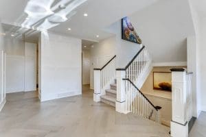 Mount Royal Custom Home staircase By Renova Homes & Renovations Calgary, Alberta