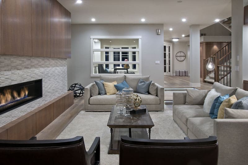 Patterson Showhome living room By Renova Homes & Renovations Calgary, Alberta
