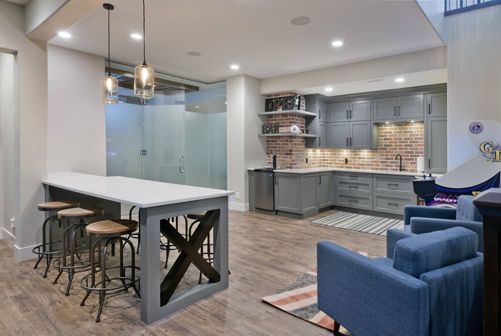 Priddis Basement By Renova Homes & Renovations Calgary, Alberta