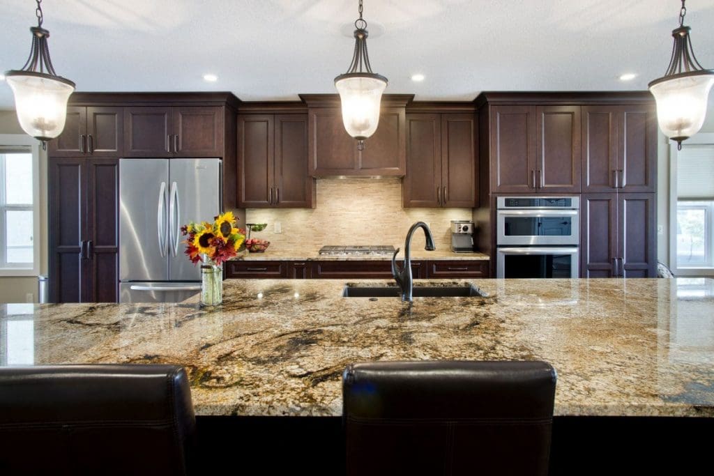 custom cabinetry and granite countertop