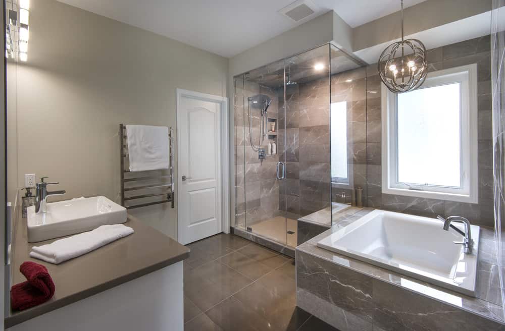 Scenic Acres Renovation master bathroom By Renova Homes & Renovations Calgary, Alberta