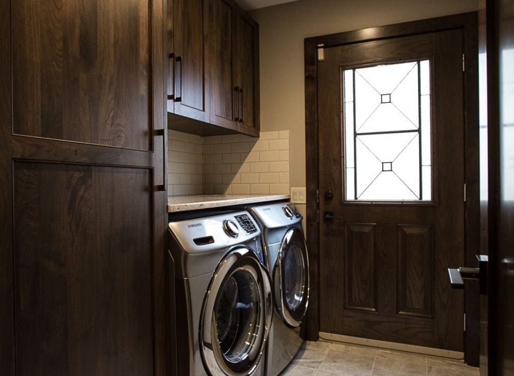 Silver springs Project By Renova Homes & Renovations Calgary, Alberta laundry room