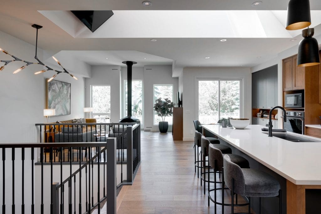 Arbour Lake Renovated Master Great Room by Renova Homes & Renovations In Calgary, Alberta