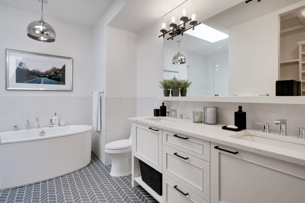 Arbour Lake Renovated Bathroom by Renova Homes & Renovations In Calgary, Alberta