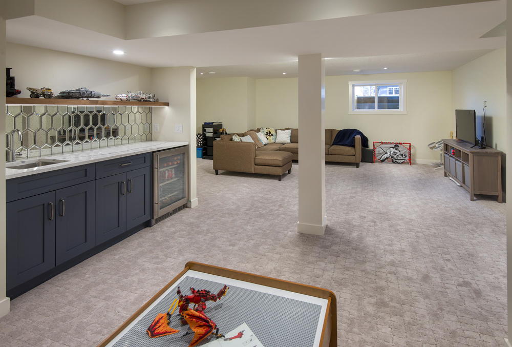 Wildwood Renovation Basement Development by Renova Homes & Renovations In Calgary, Alberta