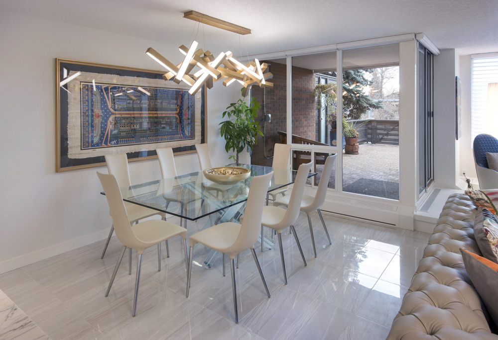 Roxboro Renovation Dining Room by Renova Homes & Renovations In Calgary, Alberta