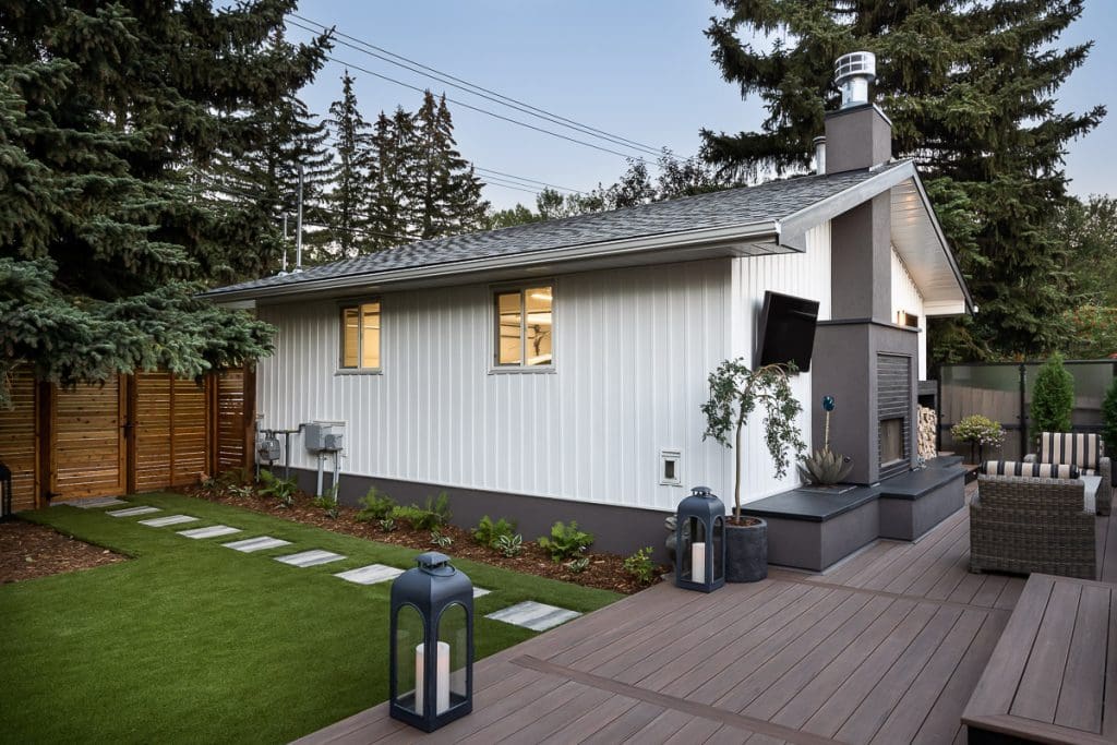 Exterior renovations by Renova Homes & Renovations In Charleswood Calgary, Alberta