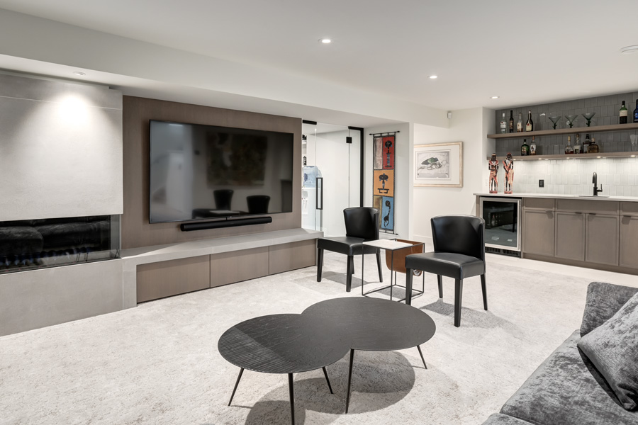 The Scarboro Model Developed Basement By Renova Homes & Renovations
