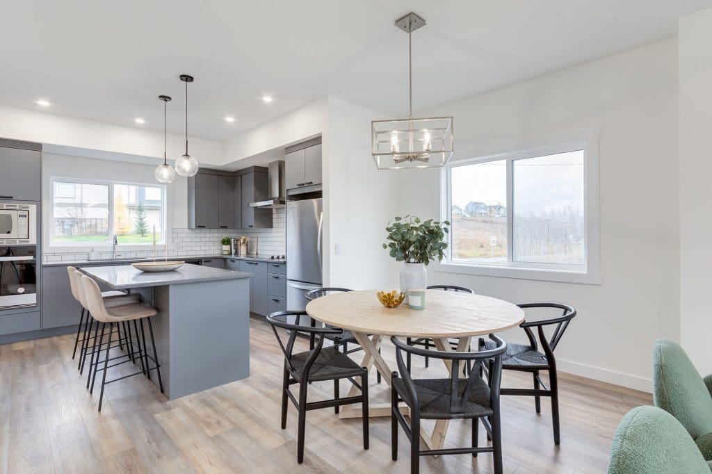 Freestone Townhomes - A Elevation - Renova Homes & Renovations In Cochrane, Alberta