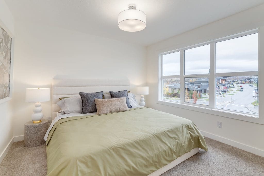 Freestone Townhomes - A Elevation - Renova Homes & Renovations In Cochrane, Alberta