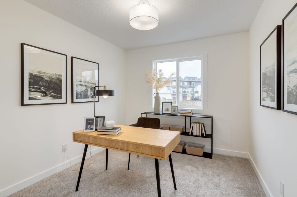 Freestone Townhomes - A Elevation - Renova Homes & Renovations In Cochrane, Alberta