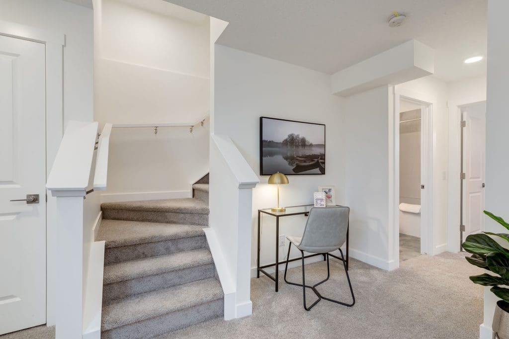 Freestone Townhomes - A Elevation - Renova Homes & Renovations In Cochrane, Alberta