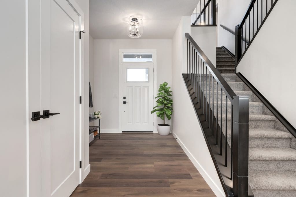 The Britannia Model Home By RENOVA Homes & Renovations front entryway