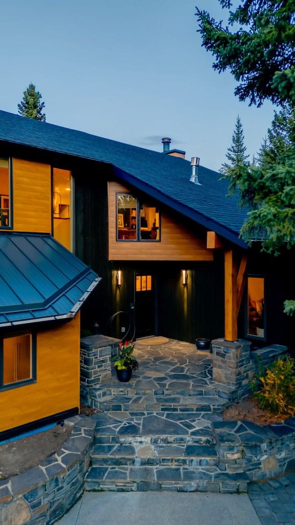 Springbank Renovation By RENOVA HOMES & RENOVATIONS entering front entry exterior