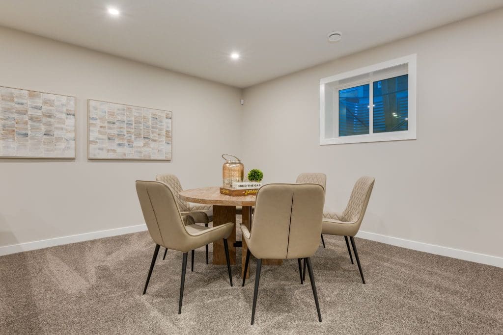 River Pointe Villas By RENOVA Homes & Renovations Basemetn table