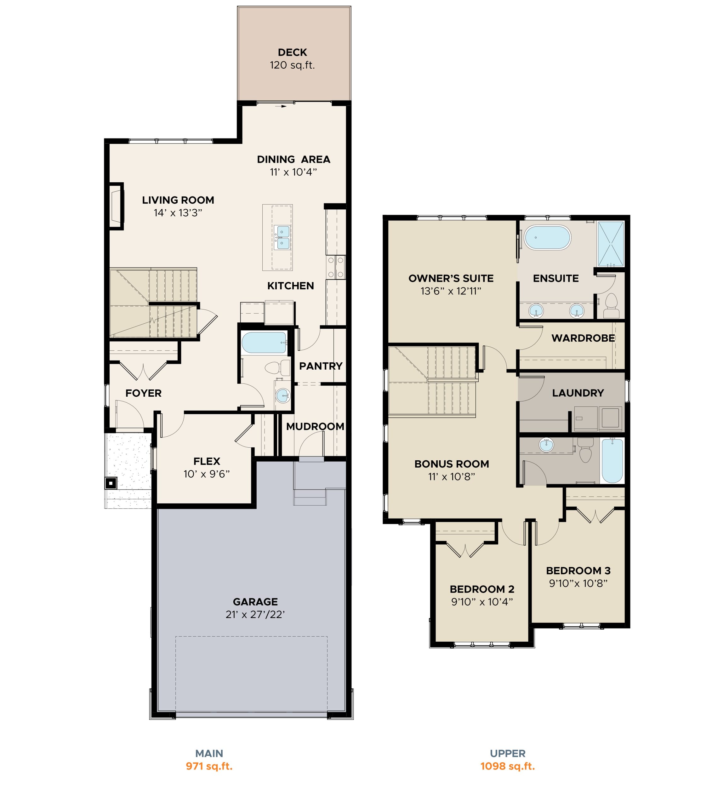 Brentwood Model Floorplan